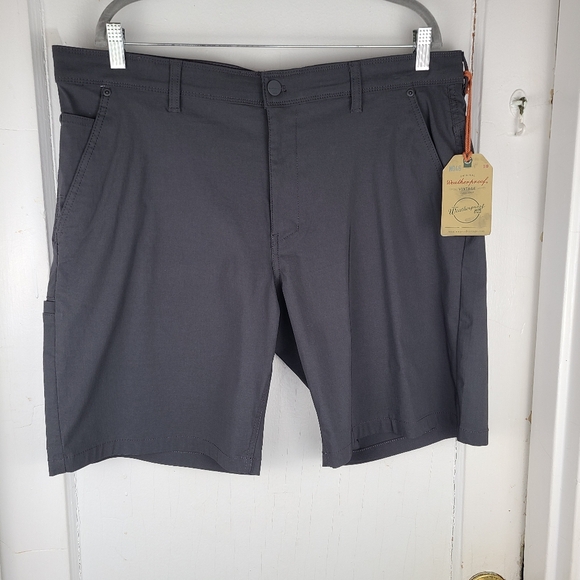 Weatherproof Men's 38w Tech Utility Vintage Shorts Stretch Dark Gray - Picture 1 of 16